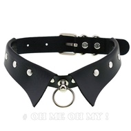 F/Shirt Collar Collar/Collar Necklace/Large Necklace/Leather Necklace/Europe America/choker/Leather 
