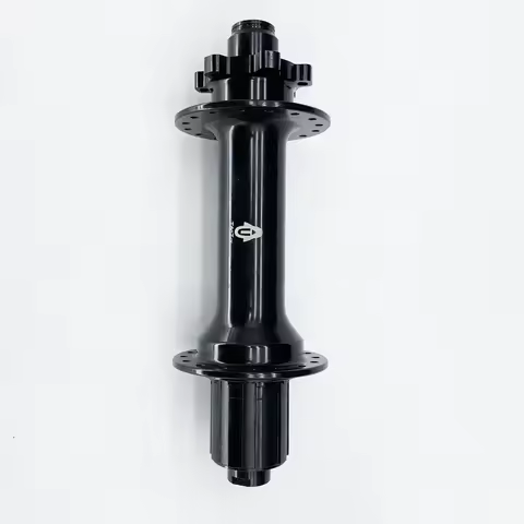 TAOZIK 32 H 36 12 mm 197mm 4 Bearings 6 Paws Rear Fat Bike Ebike Thru Bicycle Hub
