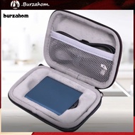 BUR_ Protective Pouch Good Hardness Wear-resistant with Hand Strap External Hard Drive Storage Case for Samsung T5 SSD