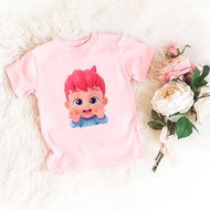 Bebefinn T-Shirts Unisex Tees Tops Boys Girls T-shirt Kids Clothes Children Casual Short Sleeve Whit