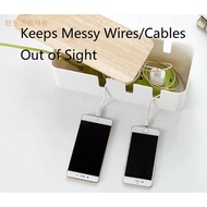 Oak Wood-Cover Cable Organizer