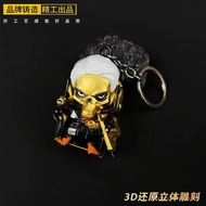 Delta Force Game Peripheral Red Wolf Alloy Model Metal Pendant Keychain Backpack Hanging Decoration 