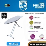 Philips XXL Size GC221 Iron Board / Ironing Board GC221/88  Papan Seterika for GC9660 GC9642 GC9630 