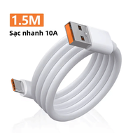 10A 120W Cáp USB Type C Dây Dữ Liệu Sạc Nhanh Cho Huawei Mate 40 Honor Xiaomi Samsung - Chất Liệu PV