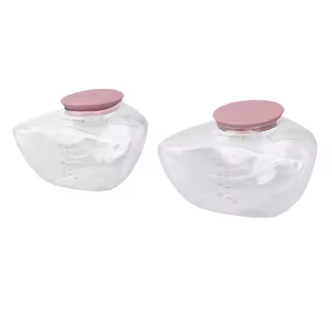 2 PCS 150ml Milk Collection Cup Replacement for Momcozy M9 Wearable Breastpump Milk Collector Cup Le