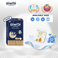 (NEW)Aiwibi Premium Diaper Pants Ultimate Comfort, Specialized for Night time, Overnight Large Pack 