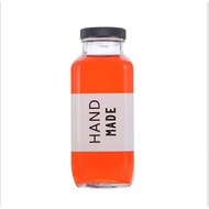 Combo 6 Chai Thủy Tinh Vuông 250ml 350ml và 500ml Nắp Nhựa Nắp nhôm | Tuỳ Chọn