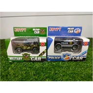 [READY STOCK] JOYIT Toy Military Car & Police Car | Alloy Car