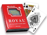 【1BOX=12PCS ! ! !】POKER CARD POKER PLAYING CARD Royal playing card / Poker (25C) (PLY03) (1 BOX = 12