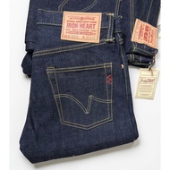 Ready Stock Iron Heart Jeans IH634N IH666N IH555N 17oz Selvage denim - Natural indigo