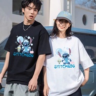 KATUN Casual Unisex Couple T-Shirt, Stitch Bubble Design "STITCH626", Wide & Breathable Cotton