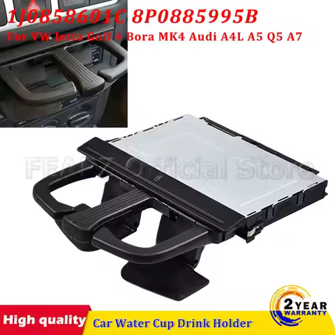 1J0858601C 8P0885995B Car Water Cup Drink Holder Beverage Bottle Mount Stand For VW Jetta Golf 4 Bor