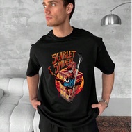 เสื้อยืดแขนสั้นลาย Venom Spiderman ตัดง่าย ผู้ชาย คอกลม สีดำ ตูหน้าร้อน