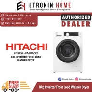 Hitachi 8kg Inverter Front Load Washer Dryer BD-D80CVE