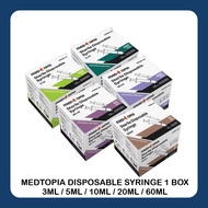 MEDICAL SYRINGE PICAGARI Medtopia Syringe Luer Slip Without Needle 1 BOX 3ml / 5ml / 10ml / 20ml / 6
