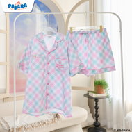 ชุดนอน Pajara Pajamas (Premium) PJR-SL-0008 Collection Hello Daisy เนื้อผ้า Cotton Satin ลิขสิทธิ์แบ