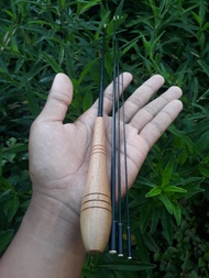 Joran / tegek tanago micro fishing lidi aren warna hitam ( 150 cm )