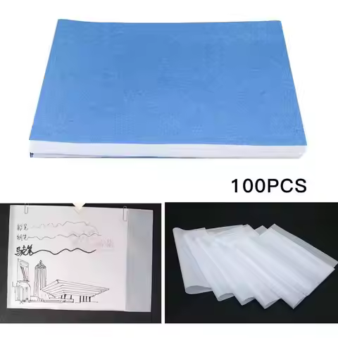 100pcs/set Translucent Tracing Paper Calligraphy Craft Writing Copying Drawing Sheet Paper For Traci
