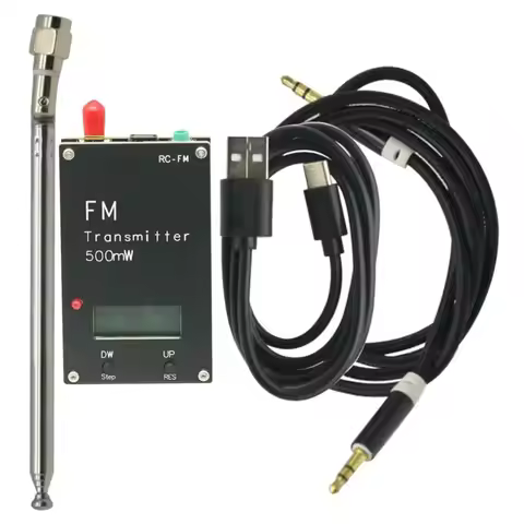 FM Transmitter FM Radio Transmitter LCD Display Stereo Digital Adjustable Frequency FM Transmitter F
