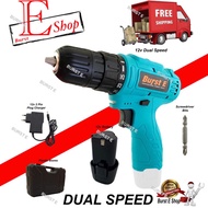 12v Dual Speed Cordless Drill 1300mah / 1500mah battery More Powerful // 21v Wrench Lthium Li-ion Ba