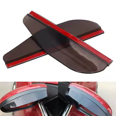 2Pcs Car Rearview Mirror Rain Eyebrow Auto Car Rear View for Audi Sline S line A3 A4 A5 A6 A7 b5 b6 