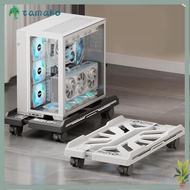 TAMAKO CPU Holder, Mobile with Caster Wheels CPU Stand, Universal Scalable Adjustable CPU Tower Hold