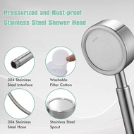 Pressure Shower Head Strong boosting effect Removable Handheld Rain shower  pancuran / 5 Function