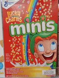 LUCKY CHARMS Minis Premium Breakfast Cereal with Marshmallow 297g * USA IMPORT *