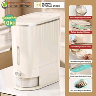 TEXANIA Rice Container 10kg Rice Container Imported Rice Dispenser/ Rice Dispenser/