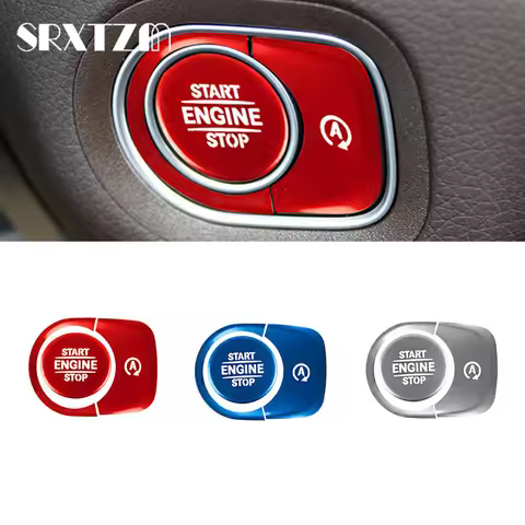 Car Accessories Engine Start Stop Button Ring Trim Cover For Mercedes Benz G Gle Gls Class G463 W167