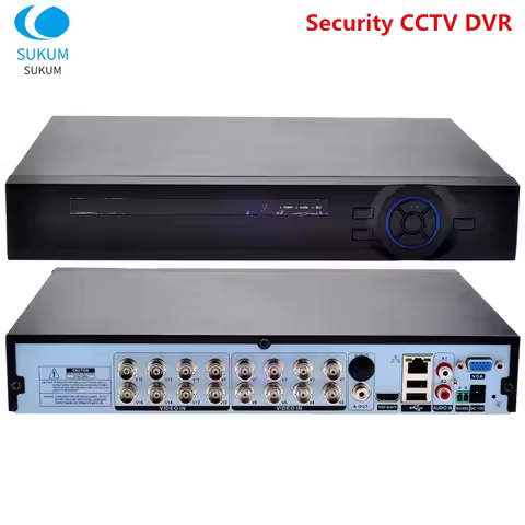 CCTV 4CH/8CH/16 Channels 5MP-N DVR Coaxial Hybrid 5 In 1 Video Recorder H.265 for 5MP AHD TVI CVI CV