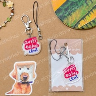 [PHONE STRAP INCLUDED] Decisive 3cm acrylic keychain