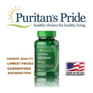 Puritan's Pride Selenium 200 mcg / 100 & 250Tablets