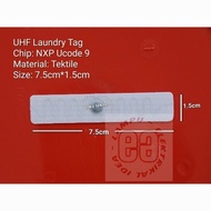 RFID Laundry TAG ISO18000-6 UCODE 9 Textile 860-960Mhz 96bits GOOD QUALITY