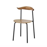 工業風 鐵管版 水牛椅 木餐椅 咖啡廳 餐椅 商空椅 CHR074