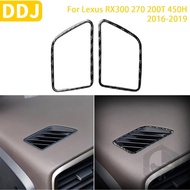 For Lexus RX300 270 200T 450H 2016-2019 Accessories Car Carbon Fiber Interior Instrument Air Outlet 