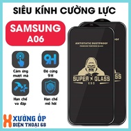 Samsung A06 transparent tempered glass reduces sweat