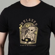 UNIVERSE T-SHIRT | WHITE BLACK/ | RELAXED