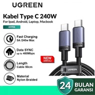 UGREEN Type C to Type C Fast Charging Cable 100w 240w Nylon 65906 65907