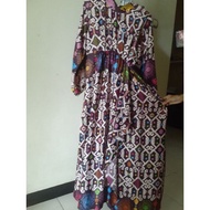 Preloved dress Kamilaa by Itang Yunasz motif etnik size M