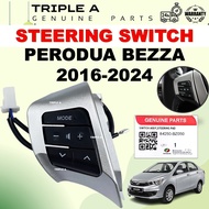 ORIGINAL🔥 PERODUA BEZZA 2016-2024 STEERING BUTTOM SWITCH/STEERING WHEEL REDIO SWITCH/STEERING REMOTE