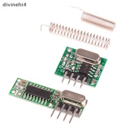 <divinehi4> RF module 433mhz superheterodyne receiver and transmitter kit for