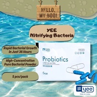 YEE Aquarium Nitrifying Bacteria Powder 5pcs 水质净化菌 Serbuk Bakteria Air Ikan Ammonia Remover Fish Tan