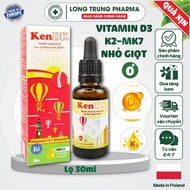 KENDK Vitamin D3 K2-Mk7 Helps Children Absorb Calcium, Support Height, Develop Bones and Teeth (30ml