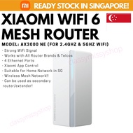 🇸🇬 [NEW] XIAOMI WIFI 6 Mesh Router AX3000 NE 5Ghz Mesh Super Speed Boost Network Signal Extender 2.4