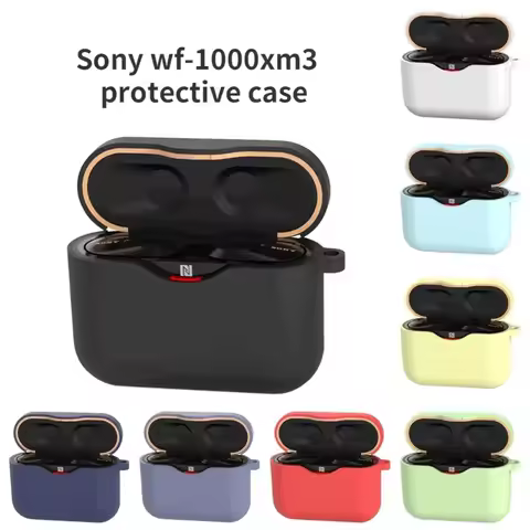 Soft Case for SONY WF-1000XM3 Earphone Accessories Silicone Box Cover Case for SONY WF 1000 XM3 Shel