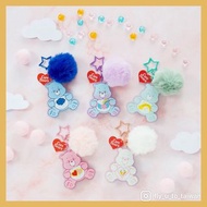 台灣代購🍄Care Bears 毛球造型悠遊卡 吊飾 匙扣 台灣 捷運