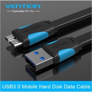 USB 3.0 to Micro-B VENTION FLAT CABLE 0.5M [ VAS-A12-B050 ]