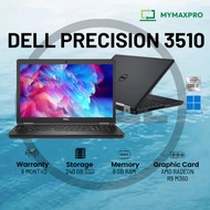 Dell Precision 3510 Intel Core i7 (6th Gen) 15" FHD / 8GB RAM / 240GB SSD / AMD Radeon R9 M360 (Refu