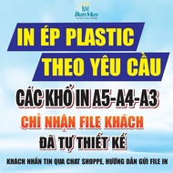 [only accept pre-files] Print menus and laminate according to request A5 A4 A3 sheets | No design